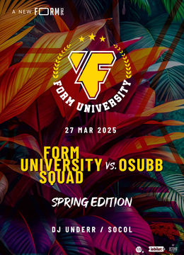 FORM University Party with DJ Underr at FORM Space