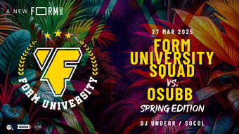 FORM University Party with DJ Underr at FORM Space