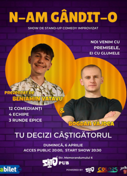 Cluj-Napoca: Stand-up Comedy Show | N-am gândit-o!