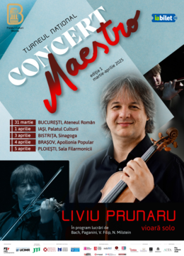 Bistrița: CONCERT CAMERAL -Liviu Prunaru