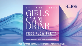 Girls Can Drink: Free Flow Party at FORM Space