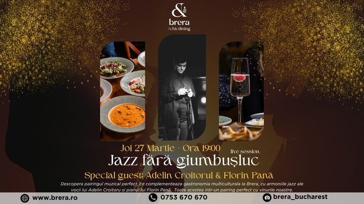 Jazz Fără Giumbușluc | Special guests: Adelin Croitoru & Florin Pană