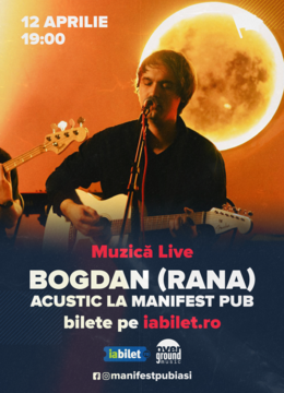 Iasi: Rana (acustic) |  live la Manifest Pub