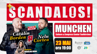 Munchen: Stand-up Comedy cu Bordea, Cortea și Madalina Mihai - “Scandalos