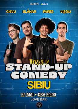 Sibiu: Stand-Up Comedy cu Vișoiu, Fares, Chivu și Blănar - HAP