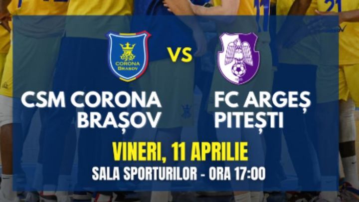Brasov: Baschet CSM Corona Brasov - FC Arges Pitesti