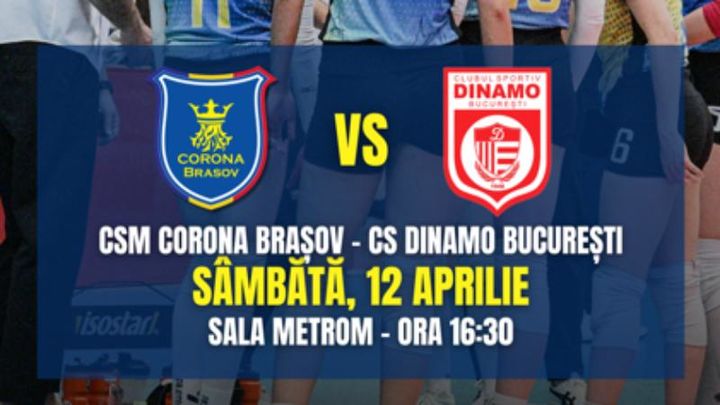Brasov: Volei feminin CSM Corona Brasov - CS Dinamo Bucuresti