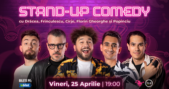 The Fool: Stand-up comedy cu Drăcea, Cîrje, Frînculescu, Popinciuc și Florin Gheorghe