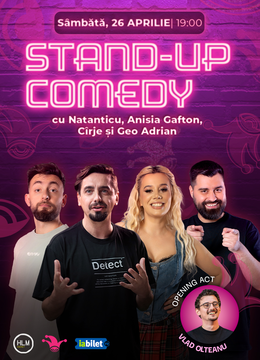 The Fool: Stand-up comedy cu Natanticu, Anisia, Cîrje și Geo Adrian