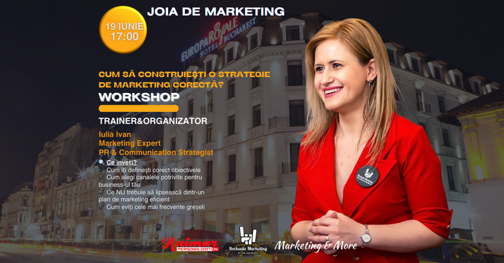 Rockada - Workshop - Joia de Marketing - Cum sa construiesti o strategie de marketing corecta?