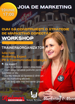 Rockada - Workshop - Joia de Marketing - Cum sa construiesti o strategie de marketing corecta?