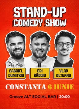 Constanța: Stand-Up comedy cu Olteanu, Rădoiu, Dumitriu