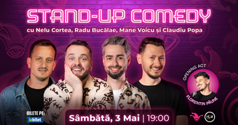 The Fool: Stand-up comedy cu Cortea, Radu Bucălae, Mane Voicu și Claudiu Popa