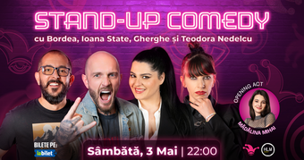 The Fool: Stand-up comedy cu Bordea, Ioana State, Gherghe și Teodora Nedelcu