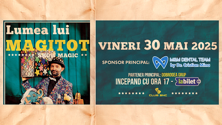 Constanta: Lumea lui Magitot – Spectacol de magie pentru copii