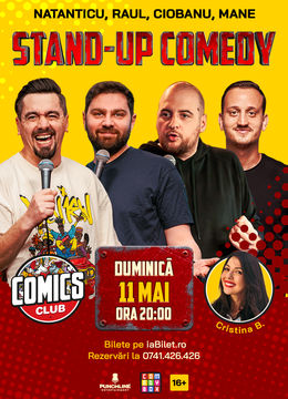 Stand-up cu Natanticu, Ciobanu, Raul, Mane Voicu la ComicsClub!
