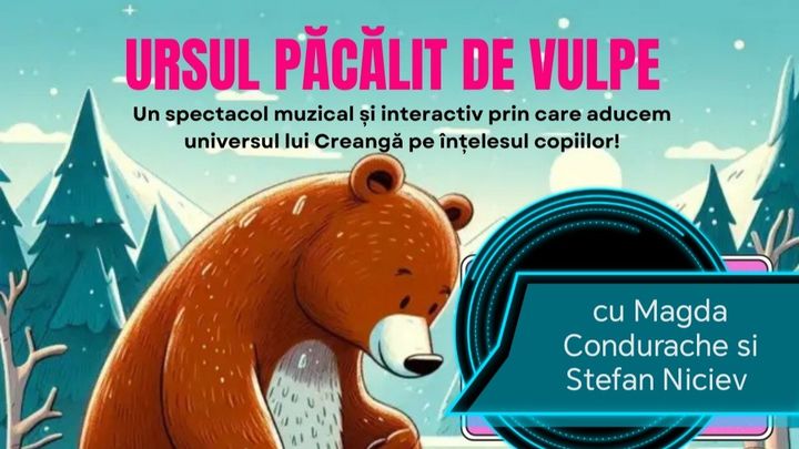 Ursul pacalit de vulpe de Ion Creanga