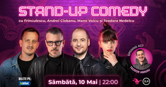 The Fool: Stand-up comedy cu Ciobanu, Mane Voicu, Frînculescu și Teodora Nedelcu