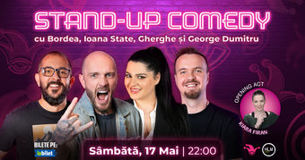 The Fool: Stand-up comedy cu Bordea, Ioana State, Gherghe și George Dumitru