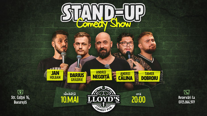 Stand-up Comedy cu Nego, Darius, Călina, Tamer & Holban
