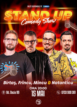 Stand up Comedy cu Birtaș, Frîncu, Mincu & Natanticu la Club 99