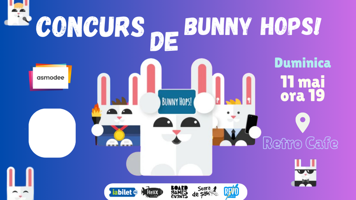 Iasi: Concurs de Bunny Hops @Board Games Events