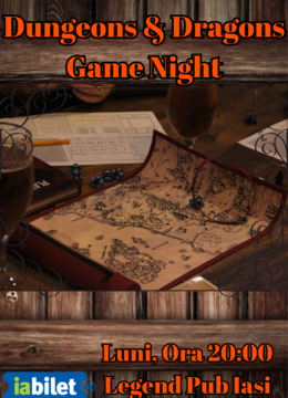 Iași: Game Night - Dungeons & Dragons