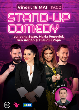 The Fool: Stand-up comedy cu Maria Popovici, Ioana State, Geo Adrian și Claudiu Popa