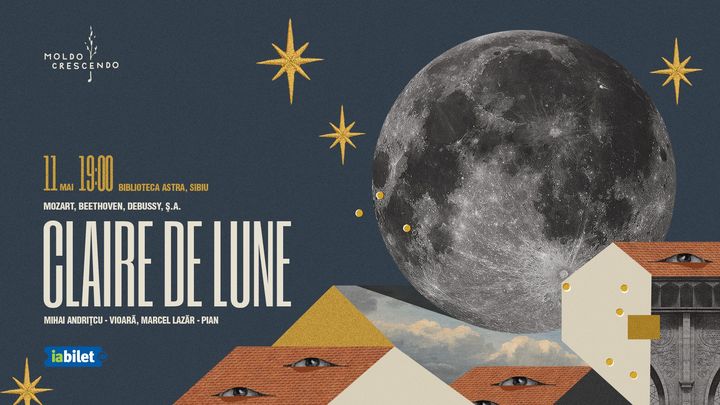 Sibiu: Claire de Lune | Recital de vioară și pian