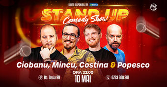 Stand up Comedy cu Andrei Ciobanu, Mincu, Costina & Cristi Popesco
