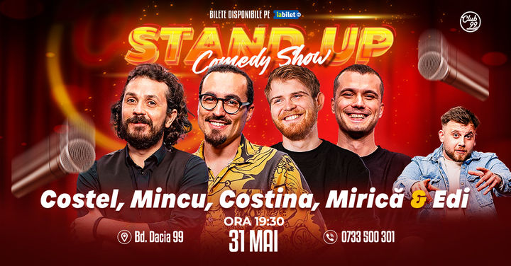 Stand up Comedy cu Costel, Mincu, Costina, Mirică - Edi Radoiu