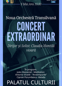 Bistrița: Concert Extraordinar Noua Orchestră Transilvană