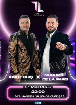 Cluj-Napoca: Live Show Ionuț Chiș x Mugurel de la Paris