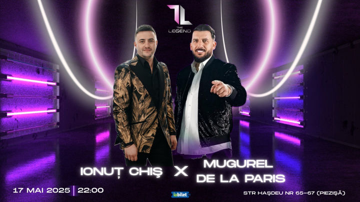 Cluj-Napoca: Live Show Ionuț Chiș x Mugurel de la Paris
