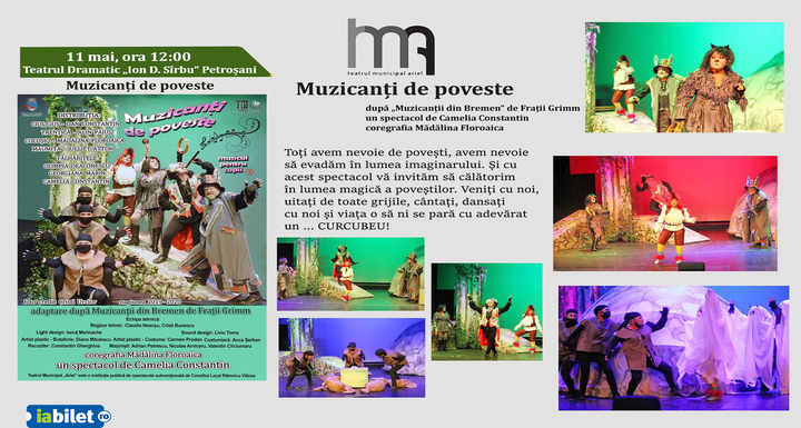 Petrosani: „Muzicanții de poveste” - musical pentru copii