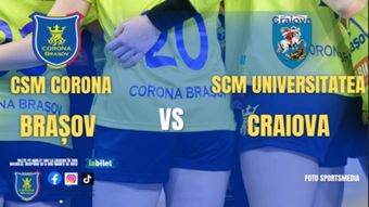 Brasov: Handbal Corona Brasov - Universitatea Craiova