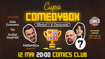 CUPA COMEDYBOX - Sferturi - Prezentator: Natanticu, Jurati: Teo, Aida Economu si invitat surpriza la ComicsClub!
