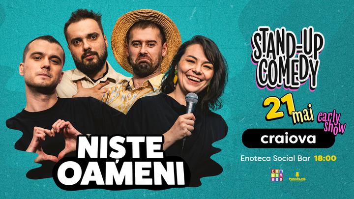Craiova: Stand-up Comedy cu Mirică, Luiza, Mitran și Virgil | Niște Oameni - Early Show