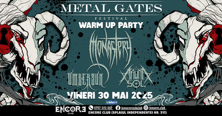 Metal Gates Festival Warm-Up Party: Monastery (HU) / Umbersun (RO)  / Mauna Sol (RO)