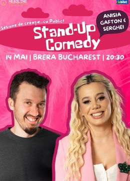 Stand-Up Comedy cu Anisia Gafton & Serghei - "Sesiune de creație...cu Public!"