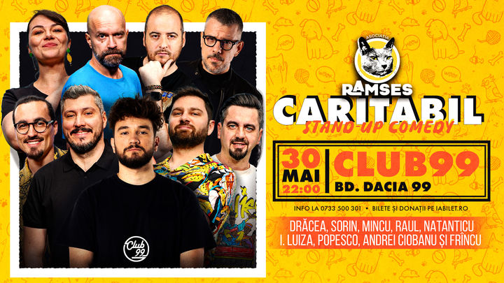 Stand up Comedy Caritabil cu Drăcea, Luiza, Popesco, Ciobanu, Frîncu, Mincu, Sorin, Raul & Natanticu