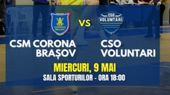 Brasov: Baschet CSM Corona Brasov - CSO Voluntari