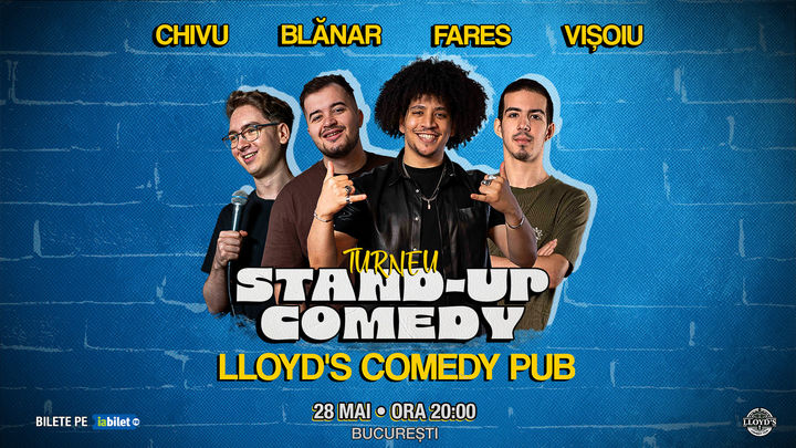 Stand-Up Comedy cu Vișoiu, Fares, Chivu și Blănar - HAP