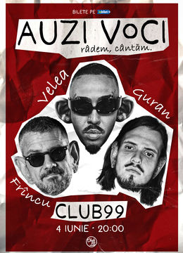 Auzi Voci cu Velea, Frîncu și Guran | Râdem, cântăm la Club99