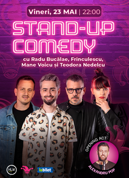 The Fool: Stand-up comedy cu Frînculescu, Radu Bucălae, Mane Voicu și Teodora Nedelcu
