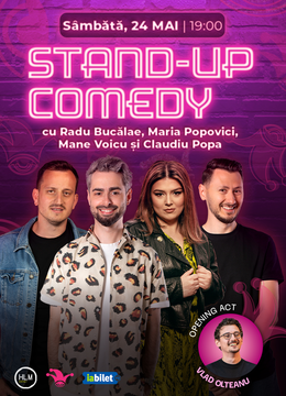 The Fool: Stand-up comedy cu Maria Popovici, Radu Bucălae, Mane Voicu și Claudiu Popa
