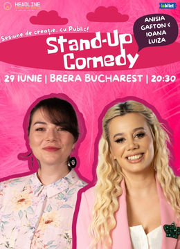 Stand-Up Comedy cu Anisia Gafton & Serghei - "Sesiune de creație...cu Public!"