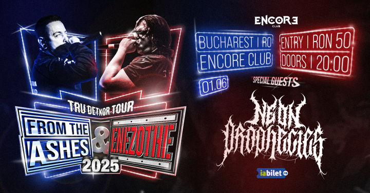 Tru Detkor Tour – From The Ashes (BG) / Enezothe (BG) / Neon Prophecies (RO) – live in Encore Club