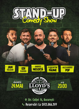 Stand-up Comedy cu Rădoiu, Păune, Nego, Popică & Holban
