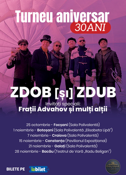 Focsani: Turneu Aniversar 30 de Ani Zdob si Zdub